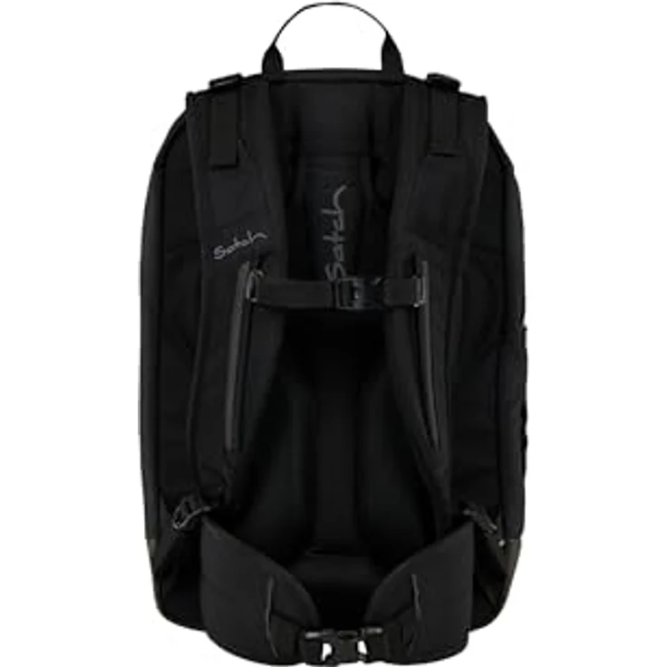 Satch Schulrucksack air, ergonomisch anpassbar für Körpergrößen von 1,40 bis 1,80 m, mit Laptopfach, wasser- und schmutzabweisend, aus 14 recycelten PET-Flaschen – Bild 4