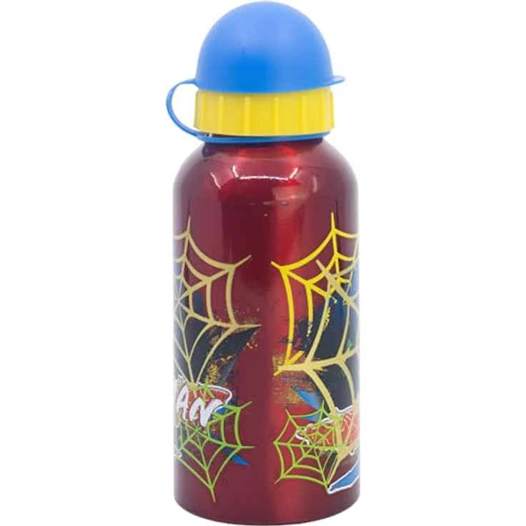 Stor Wiederverwendbare Aluminiumflasche, 400 ml, Spiderman Moving Target, BPA-frei, offizielles Lizenzprodukt – Bild 2