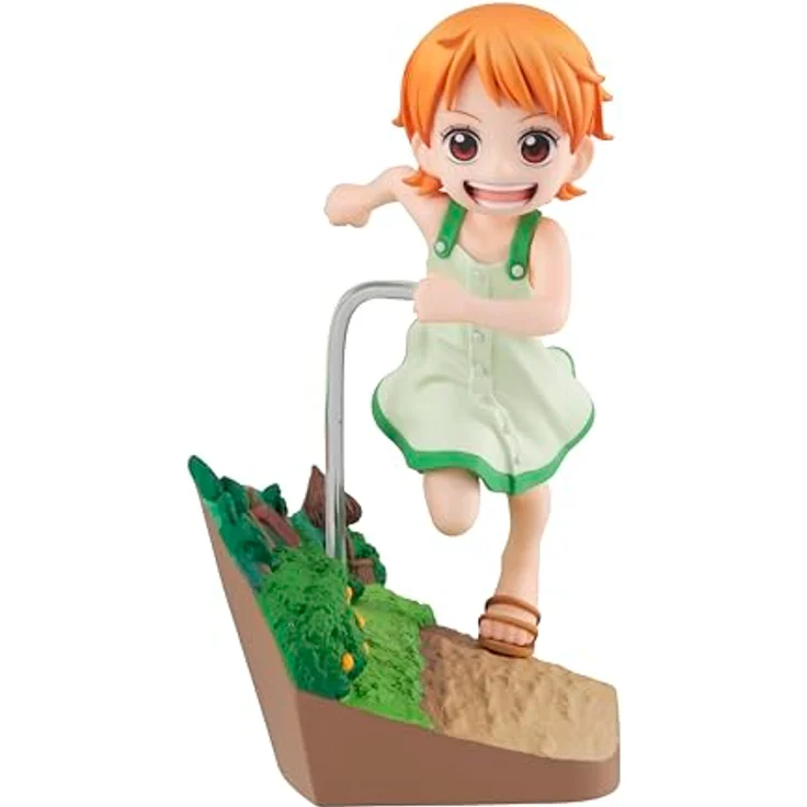 Megahouse G.E.M Series Nami Run!Run!Run! One Piece Figur, 11 cm, mehrfarbig, mit Basisständer, versiegelte Box – Bild 2