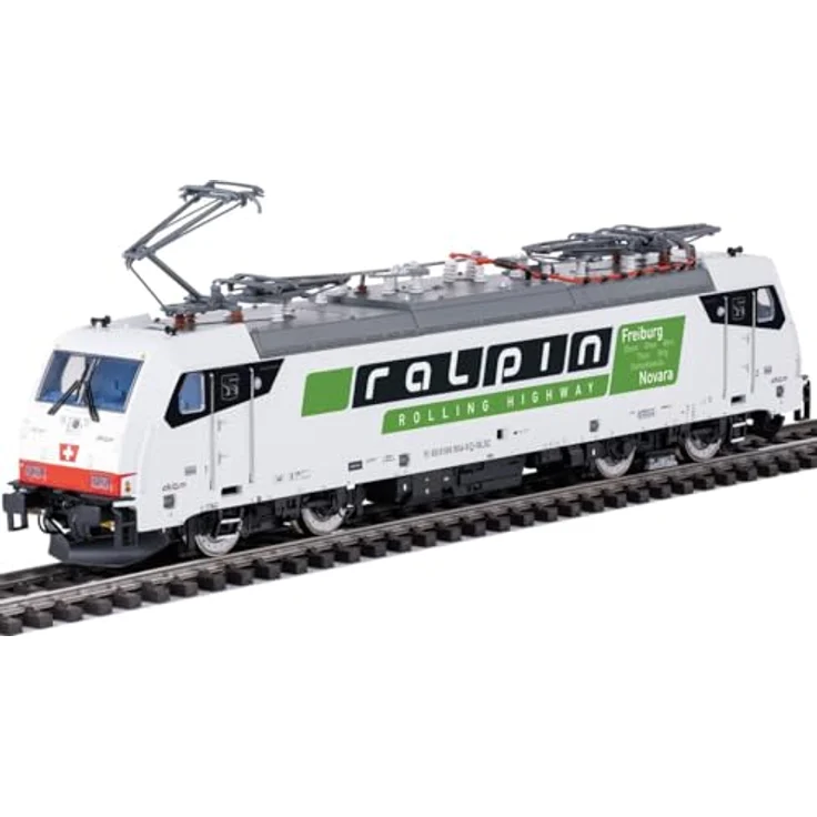 TRIX H0 T25801 E-Lok BR 186 SBB, digital mit Geräuschfunktionen und Lichtgrauer Grundfarbgebung – Bild 2