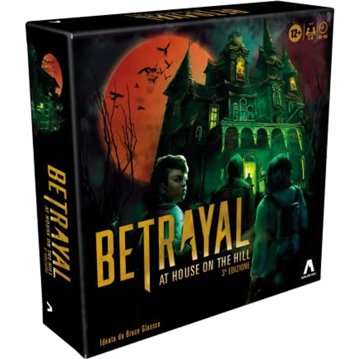 Avalon Hill Betrayal at House On The Hill, Mehrfarbig, One Size - Strategie- und Kooperationsspiel mit gruseligen Szenarien und hochdetaillierten Figuren – Bild 1