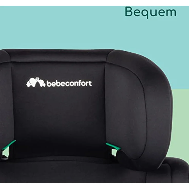 Bebeconfort Road Fix i-Size Sitzerhöhung, ISOFIX-Kindersitz, i-Size-Kindersitz, ab 3,5 Jahre bis zu 12 Jahren, 15-36 kg, 100-150 cm, Black Mist – Bild 6