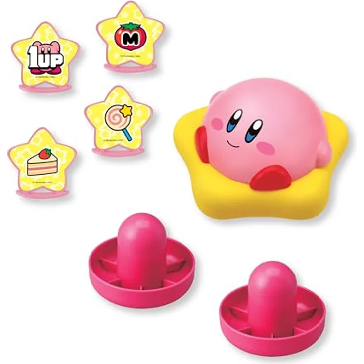 EPOCH Games 7609 Kirby Hover Spiel, Geschicklichkeitsspiel für 2-4 Spieler, Air Hockey im Kirby-Design, für Kinder ab 4 Jahren – Bild 4