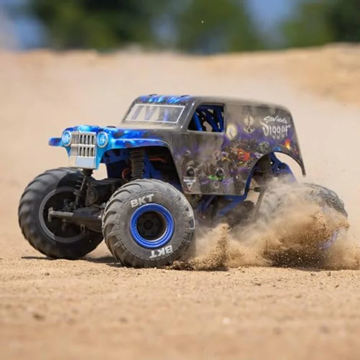 Losi Mini LMT 4WD Monstertruck RTR 1:18 - Losi RC Son-uva Digger, Offiziell lizenzierte Karosserie, Allradantrieb – Bild 5