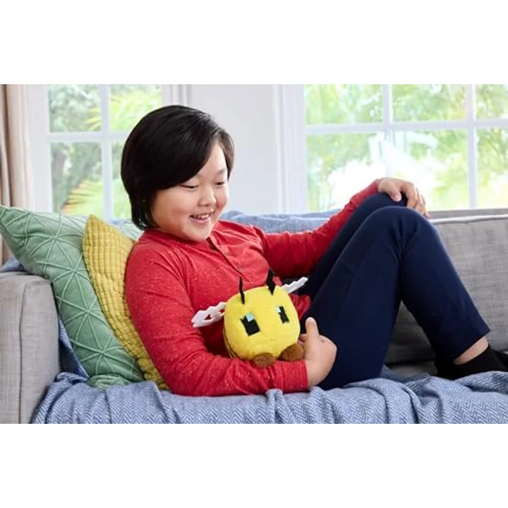 Mattel® Plüschfigur Minecraft Biene, 20 cm groß, weiche Materialien – Bild 2