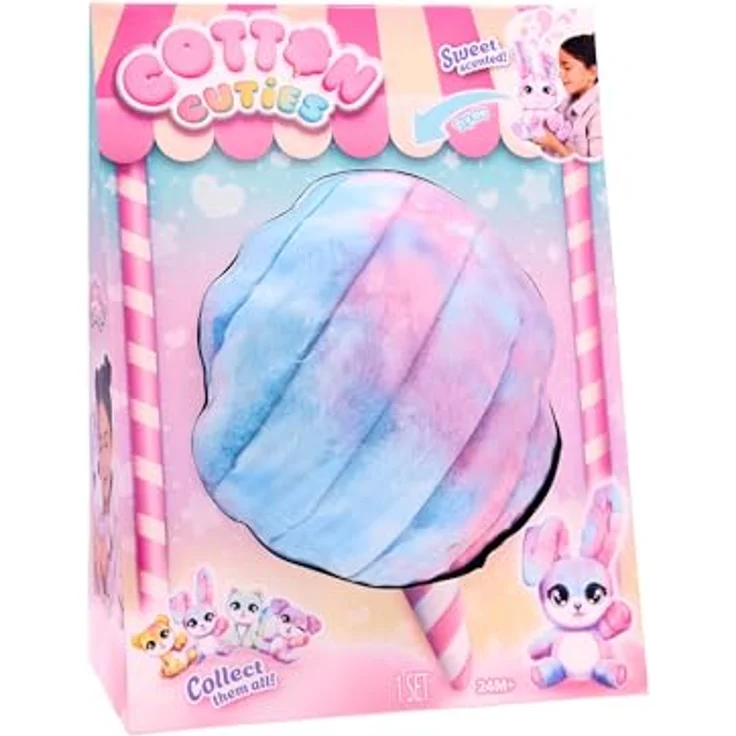 IMC TOYS Cotton Cutties Großer Baumwoll-Teddybär, 4 verschiedene Modelle in sanften Pastellfarben, Zufälliger Versand, One Size – Bild 2
