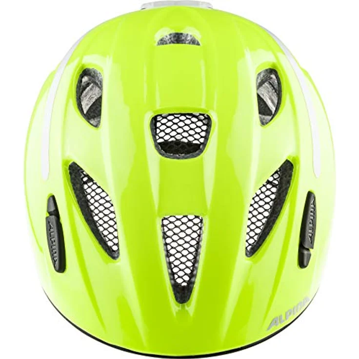 Alpina Kids Ximo Flash Be Visible Reflection, Größe 45 - 49 cm - Fahrradhelm, Farbe Gelb – Bild 3