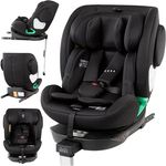 FableKids NORA Autokindersitz 360° drehbar mit Isofix, für 40-150 cm, ab Geburt bis ca. 12 Jahre, schwarz