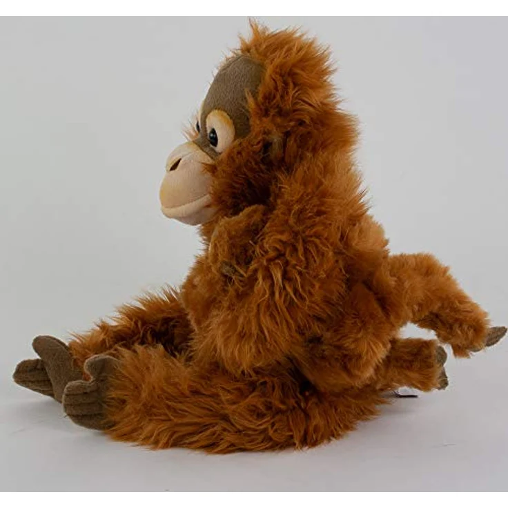 Teddys Rothenburg Kuscheltier Orang Utan AFFE mit Baby 28 cm sitzend Plüschtier by Uni-Toys, kuschelweicher Plüsch, naturgetreue Darstellung, maschinenwaschbar bis 30°C, Uni-Toys Qualität – Bild 3