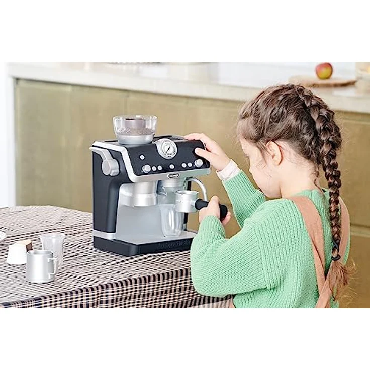 Casdon DeLonghi Barista Kaffeemaschine für Kinder, mit Soundeffekten und Zubehör, ab 3 Jahren – Bild 2