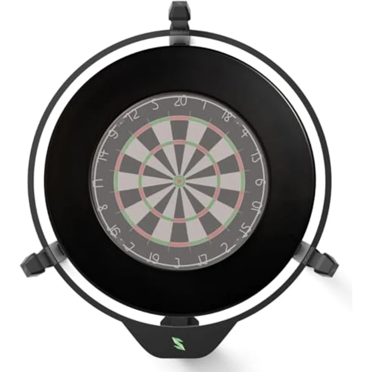 Scolia Home 2, Darts Autoscoring-System mit Echtzeit-Punktezählung und Karella PU Surround in Schwarz – Bild 1