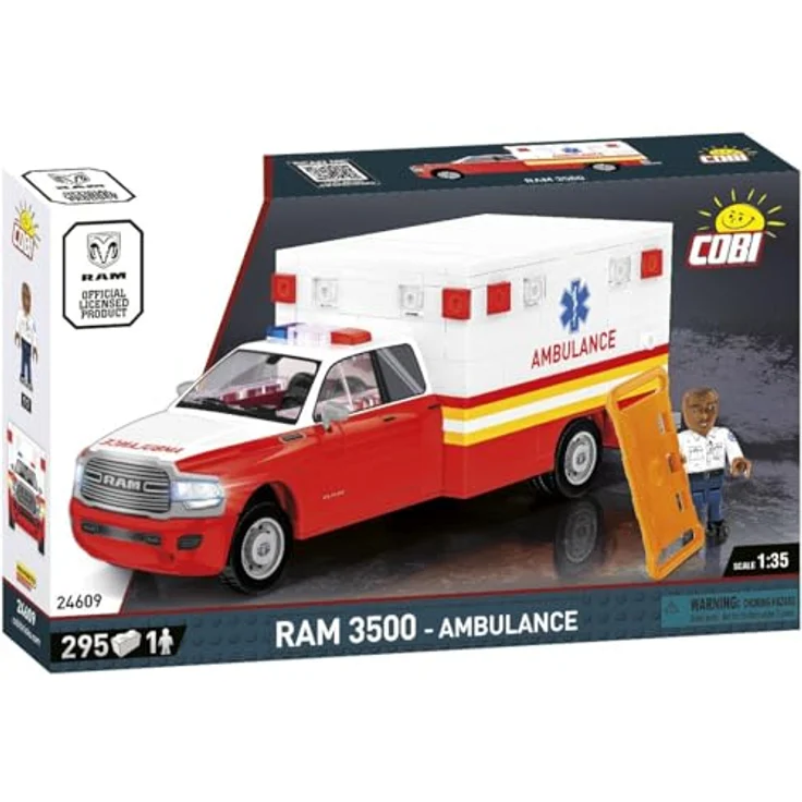 COBI Cars - Ram - 3500 Krankenwagen (311 Teile), Bausteinmodellbausatz – Bild 1