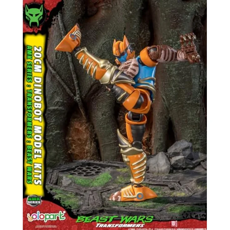 Yolopark Transformers: Beast Wars AMK Series Plastic Model Kit Dinobot, 20 cm, detailgetreue Nachbildung und einfache Montage – Bild 9