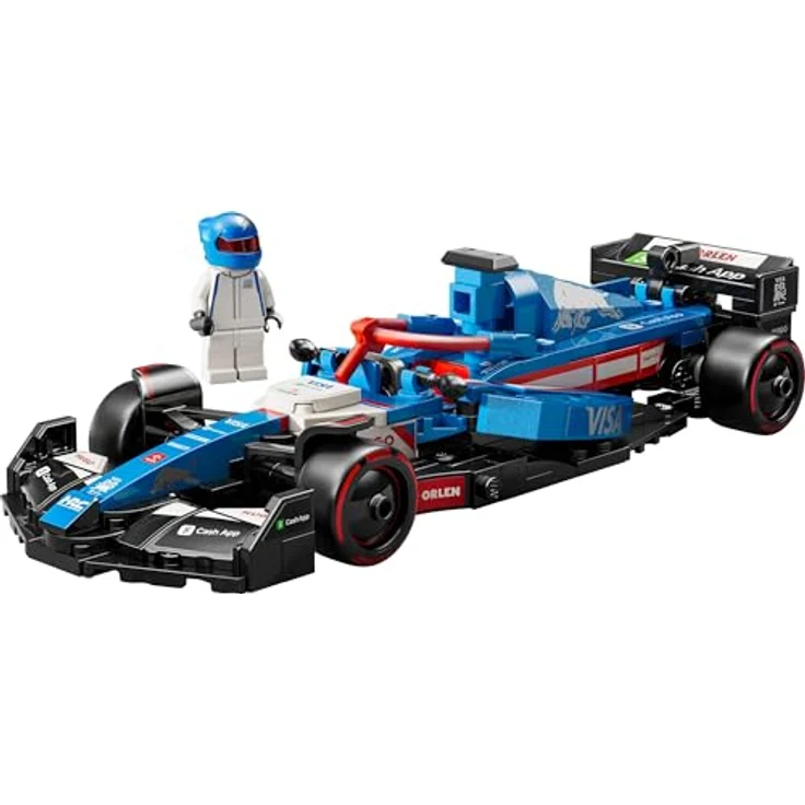 LEGO Speed Champions 77246 Visa Cash App RB VCARB 01 F1 Rennauto, detailliertes Modellauto mit Minifigur, ideale Geschenkidee zum Vatertag für Formel 1 Fans – Bild 4