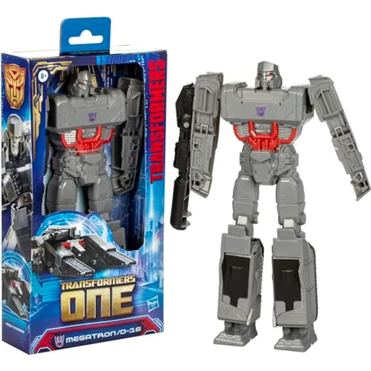 Transformers Transformers One Mega Changer Megatron (D-16) Action-Figur, 28 cm große verwandelbare Figur mit Fusionskanone und cybertronischem Panzer-Modus