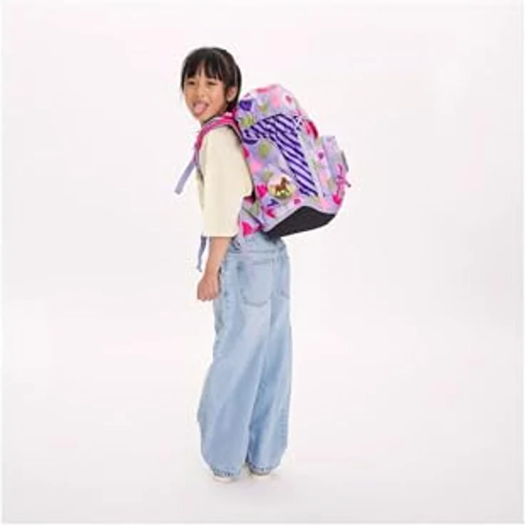 ergobag Schulranzen pack Set (6-tlg., ergonomisch, farbenfrohe Designs, Your-Size-System) – Bild 7