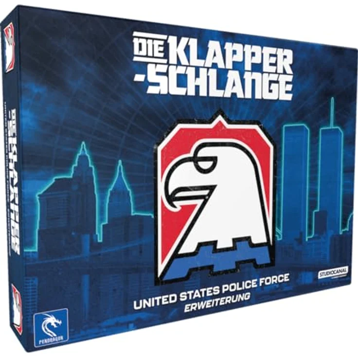 HeidelBÄR Games Die Klapperschlange (Escape from New York), Brettspiel zum Kultfilm, Kennerspiel für 1-4 Spieler, ab 13 Jahren, Erweiterung United States Police Force – Bild 1