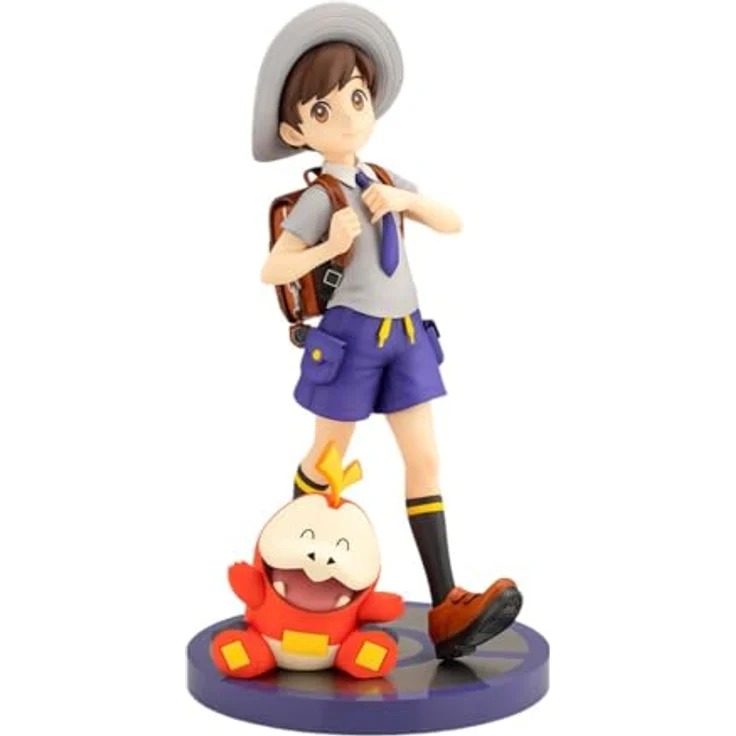Kotobukiya Pokémon ARTFXJ Statue 1/8 Florian & Krokel, 20 cm PVC Sammlerstück aus Pokémon Karmesin und Purpur mit detailreicher Bemalung und stilvoller Base – Bild 1