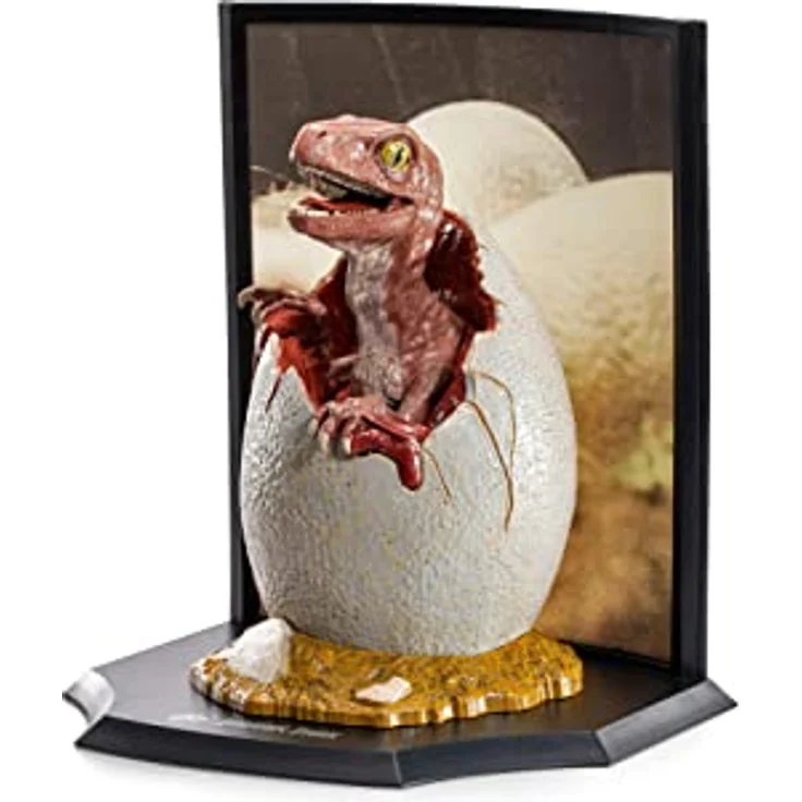 Noble Collection Jurassic Park - Eier Toyllectible Treasures, detailreiche Resin Statue mit Base, 12 cm groß, in Geschenkbox – Bild 3