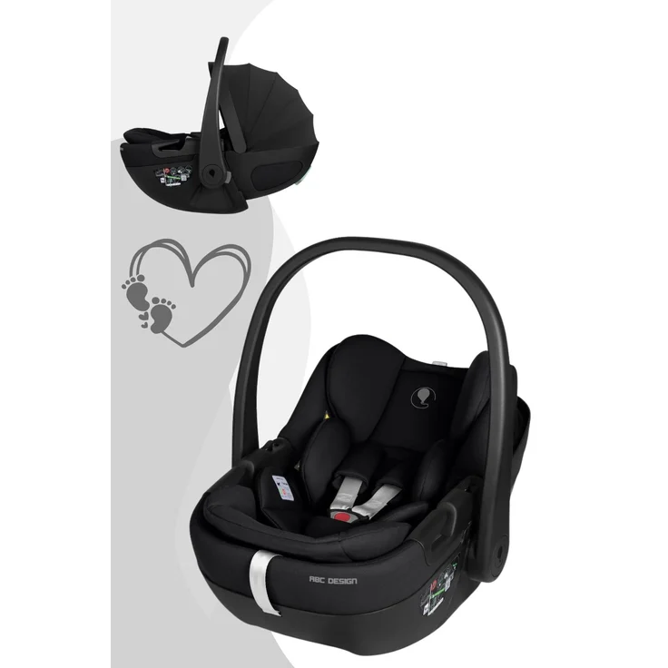 ABC Design Calla i-Size Babyschale 0–13 kg, flache Liegeposition, ECE R129 geprüft, UV-Schutz 50+, 4,7 kg leicht