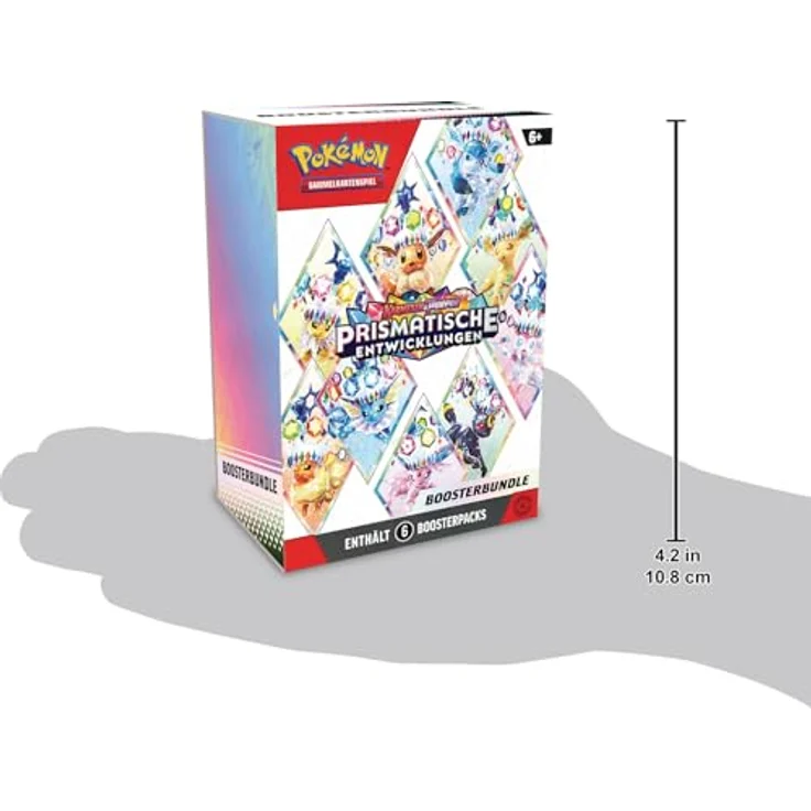 Pokémon Boosterbundle Karmesin & Purpur – Prismatische Entwicklungen (6 Boosterpacks) – Bild 5