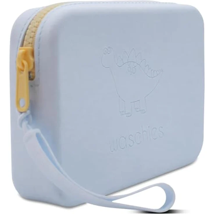 waschies Waschies Bag, Wasserabweisend und Elastisch, Aufbewahrung für Babys & Kinder, Pastel Blue, 19 x 12,5 x 4 cm – Bild 2