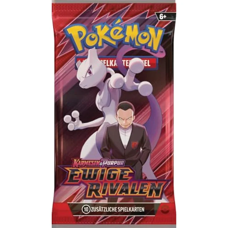 AMIGO PKM KP10 Ewige Rivalen 1 Booster, Pokémon Sammelkarten Erweiterung mit Donnersichel-ex, Sandfell-ex und Terakristallisierung – Bild 5