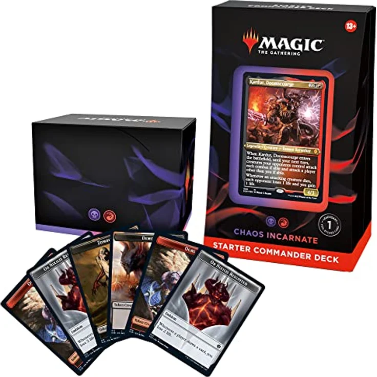 Magic: The Gathering Starter Commander Deck - Chaos Incarnate (Black-Red - Englische Version) – Bild 2