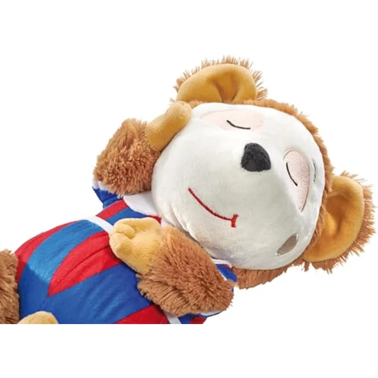 Schmidt Spiele 42256 Bobo Siebenschläfer, schlafend, 25 cm Plüschfigur, hochwertiger Plüsch, weltweit beliebter Charakter, handwaschbar, ab 0 Jahren – Bild 5