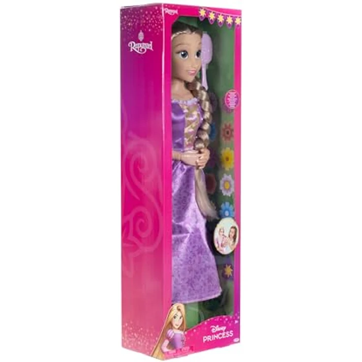 Jakks Pacific Disney Princess Rapunzel Playdate Puppe, ca. 80 cm, magische Abenteuerfigur – Bild 3