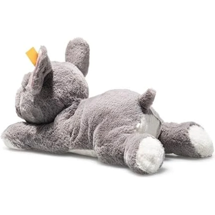 Steiff Kuscheltier Soft Cuddly Friends Französische Bulldogge Brie, grau, 24cm, waschbar bis 30°C – Bild 3