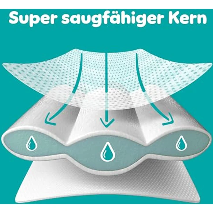 Pampers Baby-Dry Größe 7, 132 Windeln, 15kg+, 12 Stunden Auslaufschutz, dermatologisch getestet – Bild 7