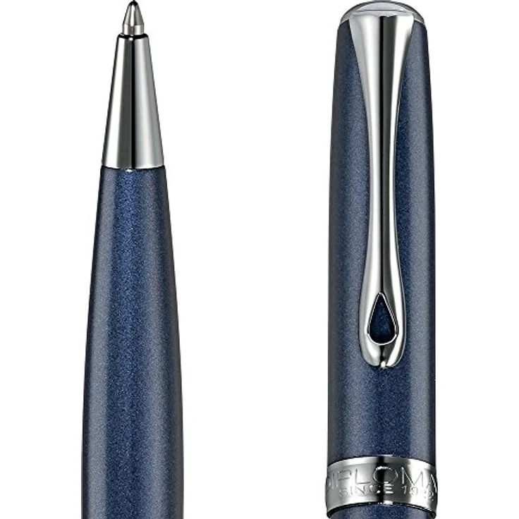DIPLOMAT Füllfederhalter Kugelschreiber Excellence A2, Ganzmetallgehäuse, midnight blue mit easyFlow Großraummine – Bild 2