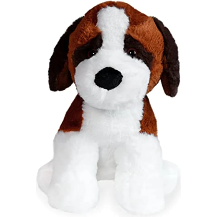 Mollis Kuscheltier - Kuschelhund - 30 cm - Plüschtier-Hund - Kinder-Kuscheltier - weiches Stofftier für Kinder und Babys (Bernhardiner) – Bild 2