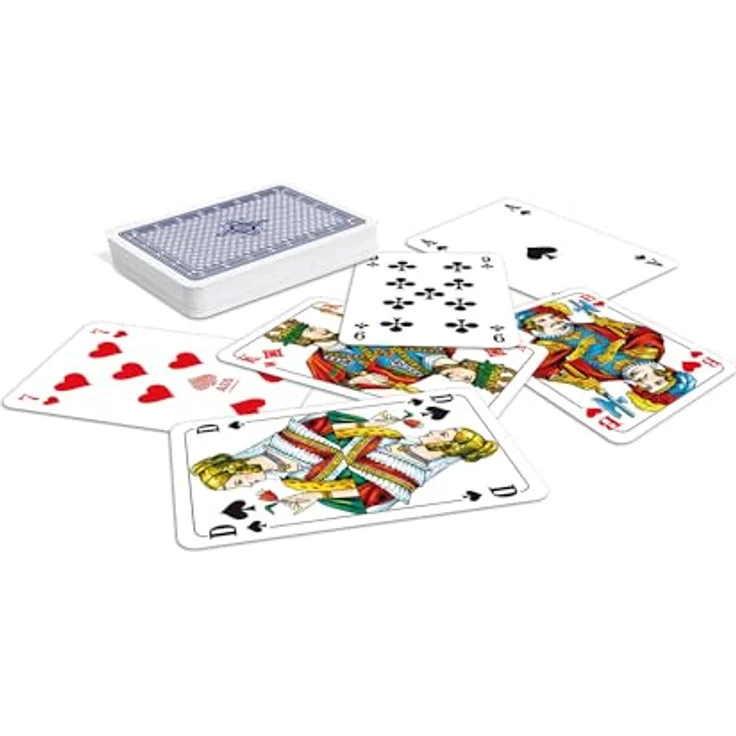 ASS Altenburger FSC Skat, Kartenspiel mit französischem Bild, umweltfreundliche Papiereinschlag, White – Bild 4