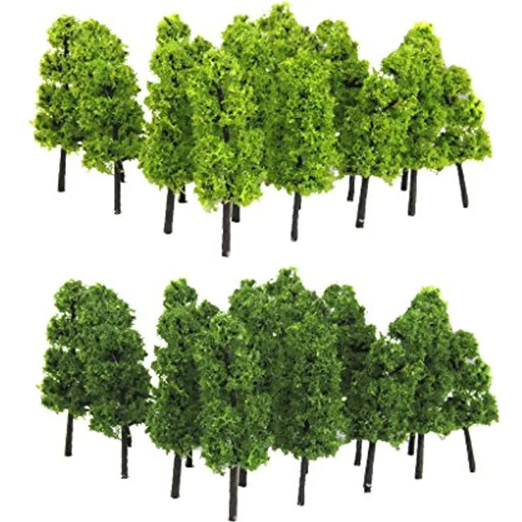 Pagodenbäume Modelleisenbahnlandschaft 1: 200 20pcs Dunkel Und Hellgrün