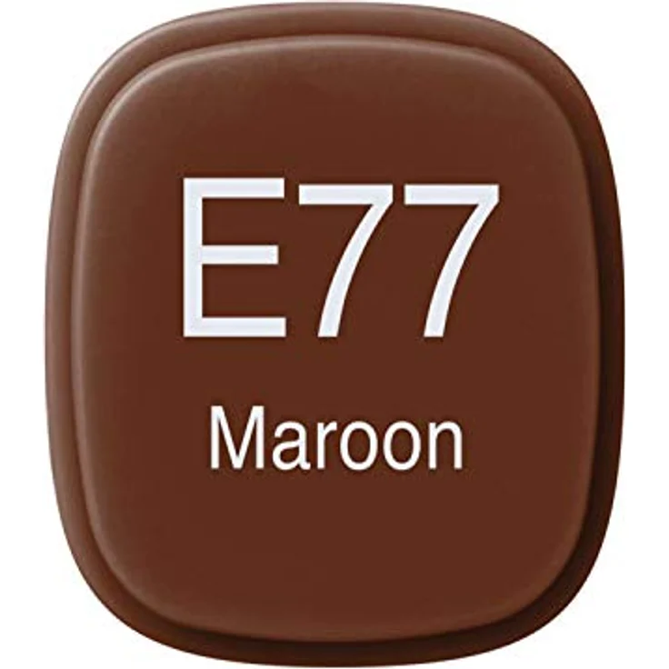 Copic Classic Marker Typ E - 77, Maroon, professioneller Layoutmarker mit dualem Spitzensystem, schnelltrocknender Tinte – Bild 3