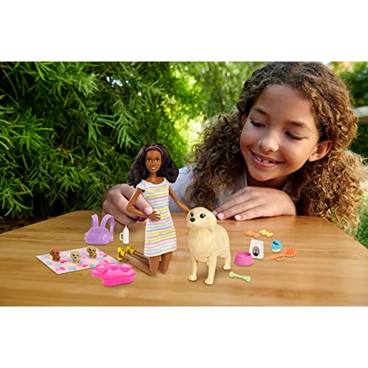 Mattel - Barbie Puppe mit Hund & Welpen – Bild 3