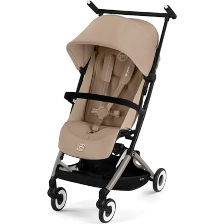 Cybex Gold LIBELLE Kinderwagen, Ultraleicht (6 kg) mit Einhand-Gurtsystem, Almond Beige, geeignet von 6 Monaten bis 4 Jahre (max. 22 kg) – Bild 2