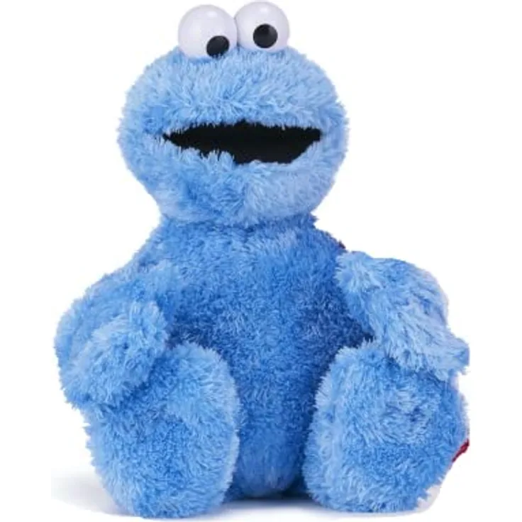 Whitehouse Leisure Krümelmonster Sesamstraße weiches Kuscheltier 40cm, offizielles Sesamstraßen-Krümelmonster, fantastisches Geschenk für jeden Fan