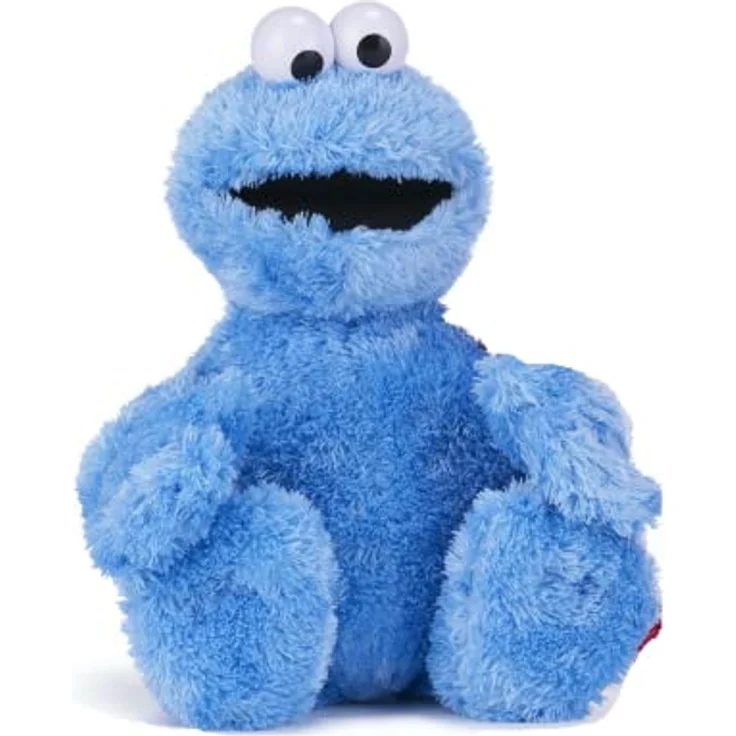 Whitehouse Leisure Krümelmonster Sesamstraße weiches Kuscheltier 40cm, offizielles Sesamstraßen-Krümelmonster, fantastisches Geschenk für jeden Fan