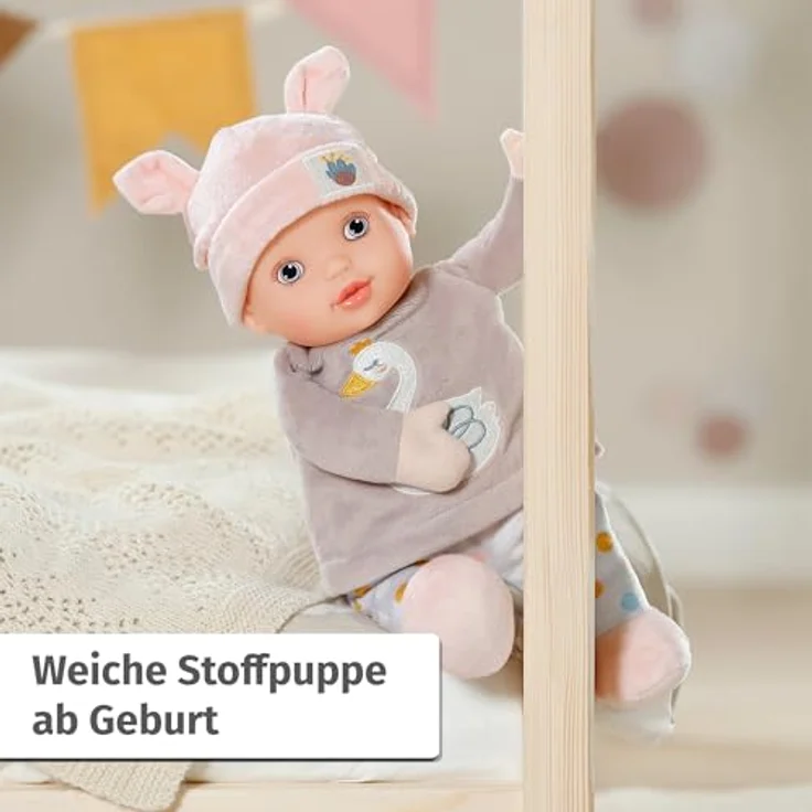 Baby Annabell Babypuppe for babies, Sweetie Mauve, 30 cm, mit Rassel im Inneren – Bild 3
