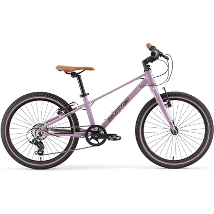 BIKESTAR Leichtgewicht 8 kg Kinder Fahrrad Aluminium ab 6 Jahre | 20 Zoll 7 Gang Shimano | Lila – Bild 2