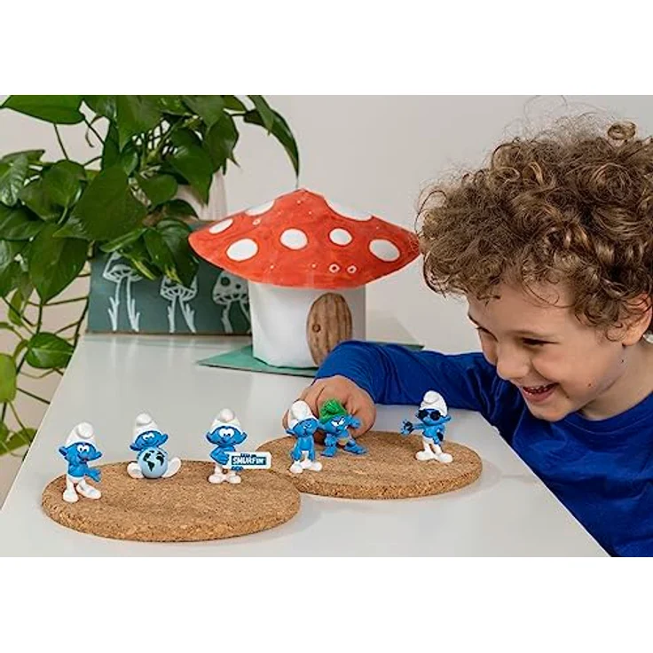schleich 20844 Nachhaltigkeits Schlumpf, ab 3 Jahren, DIE SCHLÜMPFE - Spielfigur, 4 x 4 x 5 cm - Preisvergleich – Bild 2