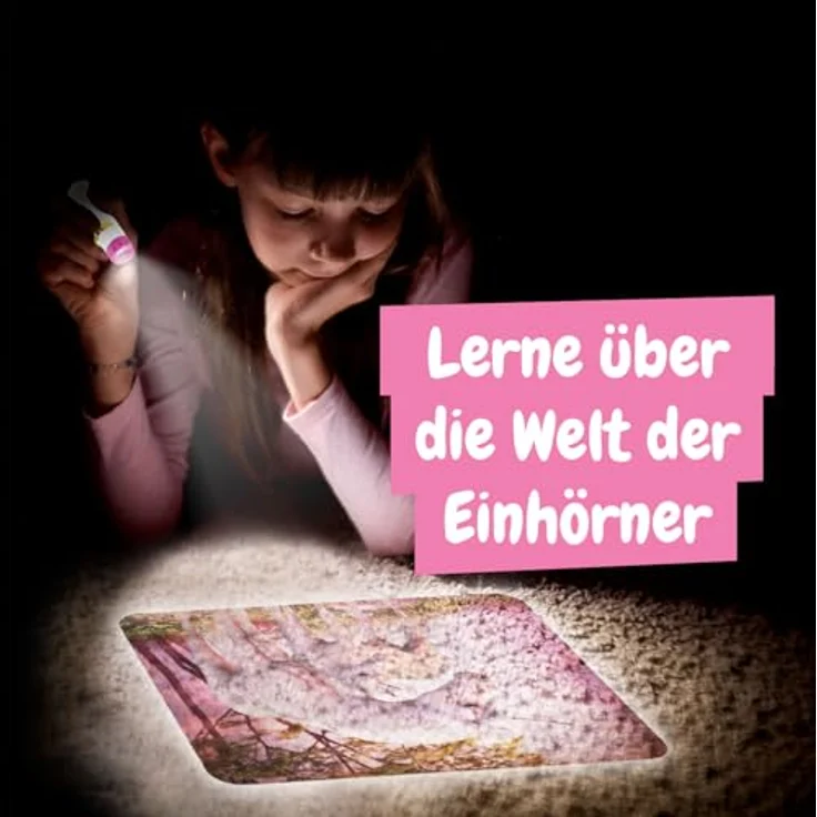 Science4you Einhorn-Taschenlampenprojektor für Kinder, 24 Bilder und Lernbuch, Spielzeug ab 4 Jahren – Bild 5