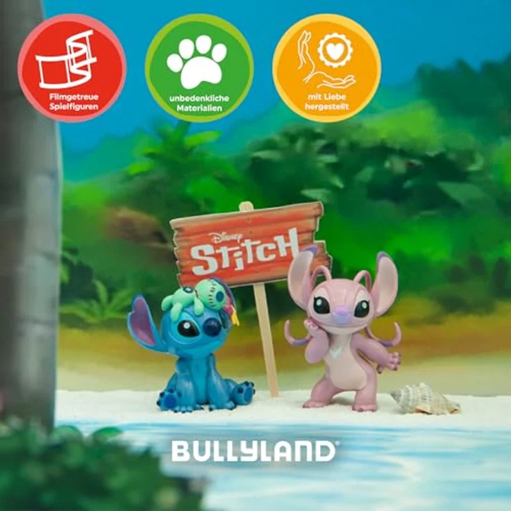 Bullyland Stitch Geschenkset, detailgetreue 6 cm Disney Sammelfiguren aus Lilo & Stitch, ideal als Spielzeug und Dekoration für Kinder ab 3 Jahren, 12591 – Bild 5
