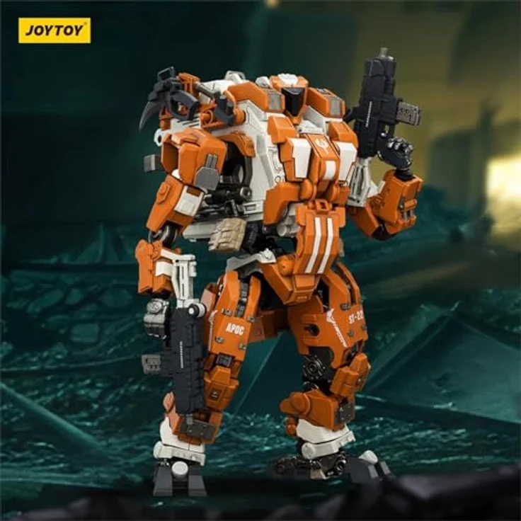Joy Toy Dark Source Actionfigur APOC Series Hummer Standard Combat Mech, 17 cm, vollständig beweglich mit austauschbaren Händen und Waffenzubehör – Bild 7