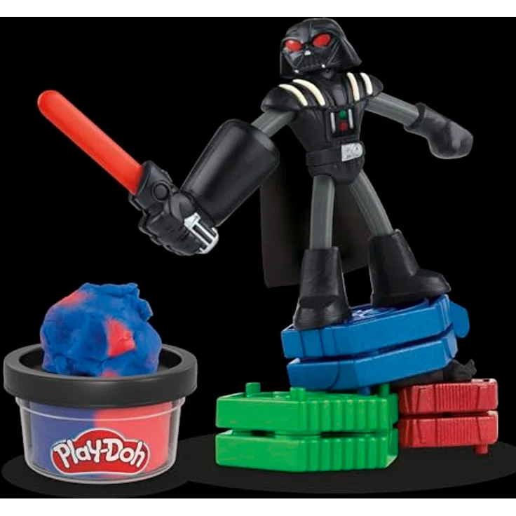 Hasbro Play-Doh Star Wars Galaktische Knet-Abenteuer, Knetset mit Lightsaber-Formen und Star Wars-Thema – Bild 8