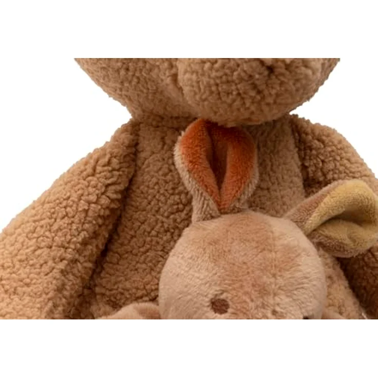 Jollein Kangaroots, Kuscheltier aus Plüsch für Kinder, geeignet von Geburt an, braun – Bild 5