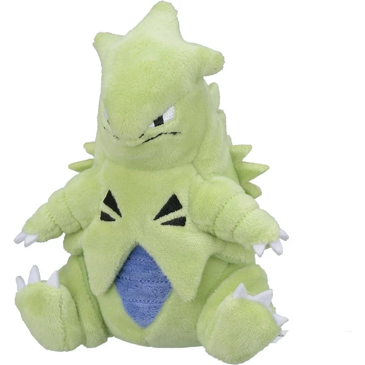 Pokemon Center Pokemon Despotar Kuscheltier, 16 cm Plüschtier Tyranitar aus weichem Stoff, detailgetreu verarbeitet